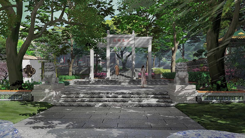 江门·茶庵古寺景观提升 江门·茶庵古寺景观提升